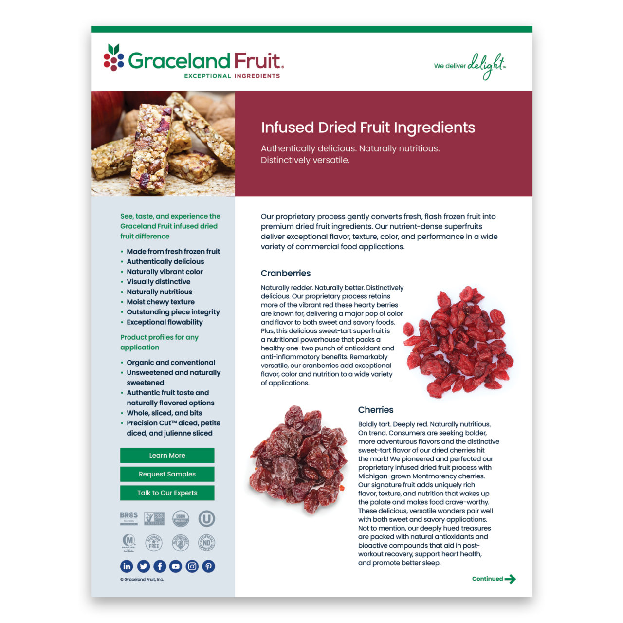 Company & Product Brochures Graceland Fruit